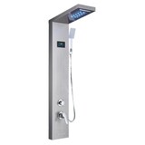thumbnail of SaniSupreme opbouw douchepaneel Napoli, rvs brushed, 126 x 20 x 6.6 cm, DOPA-5W-20-LCD-MP-RVS