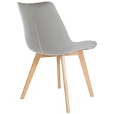 thumbnail of 2er Set Stühle Brook Samt grau