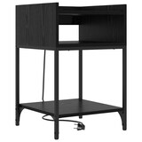 thumbnail of vidaXL Nachttische 2 pcs Schwarze Eiche 40 x 40 x 61 cm Holzwerkstoff
