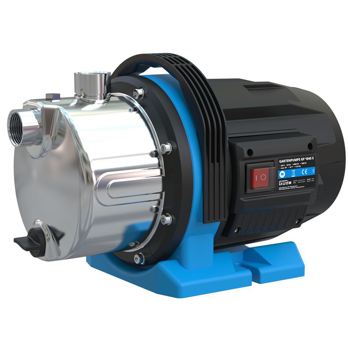 Güde Gartenpumpe Edelstahl GP 1045 E Jet-Pumpe zur Gartenbewässerung 1000W 93920