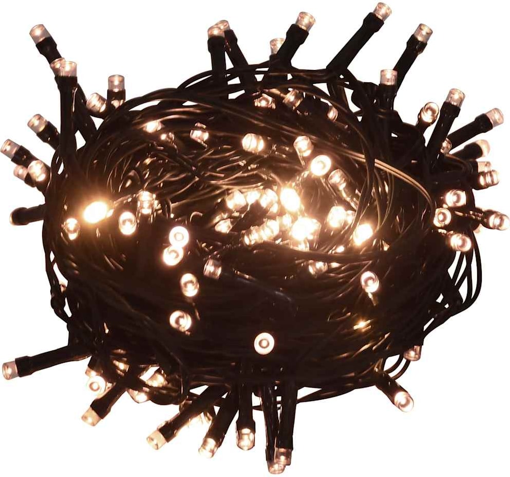 vidaXL LED-Lichterkette mit 150 LEDs Warmweiß 15 m PVC