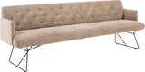 thumbnail of KAWOLA Esszimmerbank CHARME Cord taupe 186cm