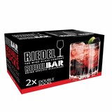 thumbnail of Riedel Bar Double Rocks Gläser 2er Set, Tumbler, Whiskygläser, Kristallglas, Klar, 370 ml, 6417/07