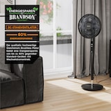 thumbnail of Brandson Standventilator mit DC-Motor, Ventilator mit Fernbedienung, sehr leise, energiesparend, 60°, 90° und 120° Oszillation, Timer