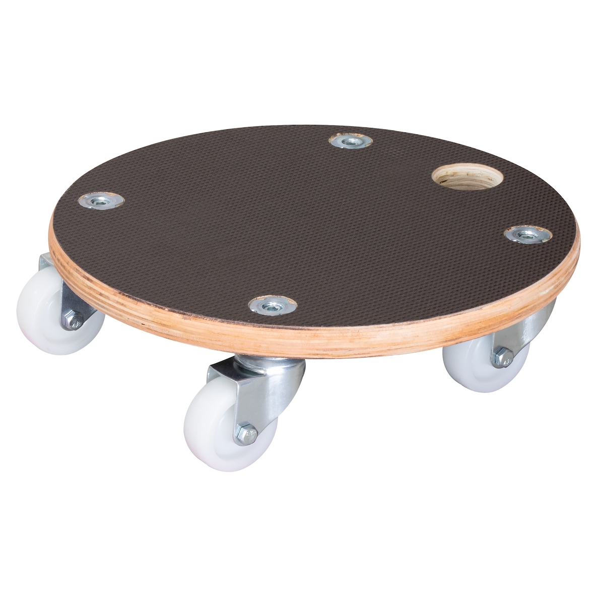 WAGNER Pflanzenroller/Transporthilfe MAXIGRIP Ø 29 x 8,5 cm, Schichtholz, wetterfest, max 200 kg, DE Ware - 20135101