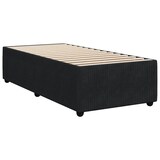 thumbnail of vidaXL Boxspringbett mit Matratze Schwarz 90x190 cm Samt