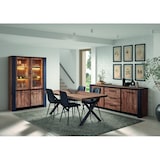 thumbnail of Matelpro - Buffet/bahut industriel 230 cm chêne foncé Samira - Moderne & Design -Chêne foncé -  -Types de portes: Battantes