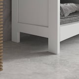 thumbnail of kleankin mueble para debajo del lavabo de madera mueble bajo lavabo de pie moderno con 2 puertas y estantes ajustables antivuelco 90x30x60 cm