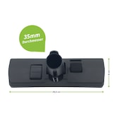 thumbnail of Hochwertige Umschaltbare Kombi- Bodendüse für Miele mit Klick und Parkhalterung