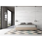 thumbnail of Letto Sommier con rete imbottito 180x210 similpelle tortora Azelia