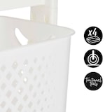 thumbnail of San Ignacio  KINVARA- Verdulero con ruedas de 3 Alturas 42x33x11 cm Blanco