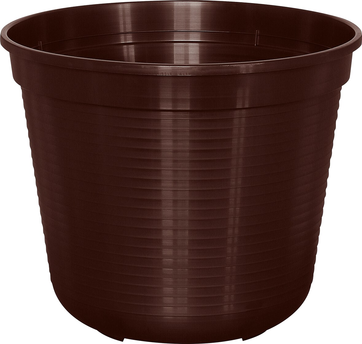 Geli Blumentopf Standard Ø 28 cm braun Pflanztopf Kunststoff frostfest 9 Liter