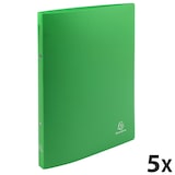 thumbnail of Exacompta - Réf. 54193SE - Carton de 25 classeurs souples - 2 anneaux 15mm - Dos 20mm - 32 x 25 cm - A4 - Vert clair