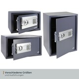 thumbnail of HMF Tresor mit Zahlenschloss für 15 Zoll Laptops und DIN A3 Dokumente, 45 x 25 x 36,5 cm, Anthrazit