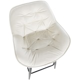 thumbnail of Conjunto de 2 bancos de bar Gibson creme/veludo