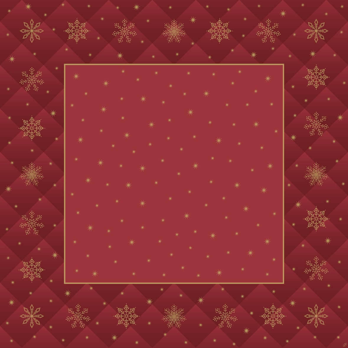 Duni Dunicel® Mitteldecken 84 x 84 cm Rhombus Bordeaux, 100 Stk/Krt (5 x 20 Stk)