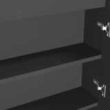 thumbnail of vidaXL Badkamerkast met spiegel 80x15x60 cm MDF antracietkleurig