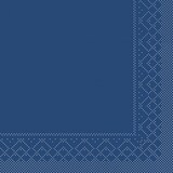thumbnail of Cocktail-Servietten Royalblau aus Tissue 25 x 25 cm, 100 Stück Uni Basic Neutralfarben Party Fingerfood