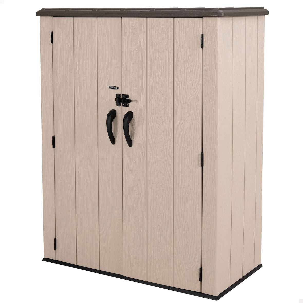 Lifetime Armário vertical externo Rough Cut™ de 1.500 L com prateleiras