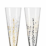 thumbnail of Ritzenhoff Goldnacht Champagnergläser 205 ml 2er Set Blätter & Punkte