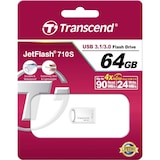 thumbnail of Transcend 64GB JetFlash 710 USB 3.1 Silber