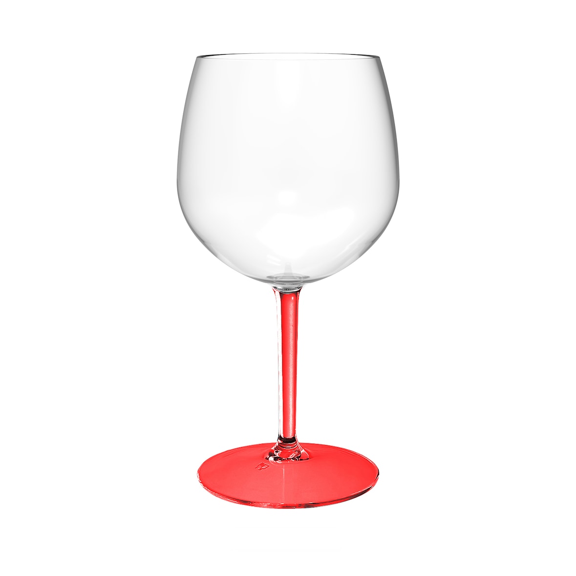 6 Mehrweg Cocktail Gläser Gin & Tonic rot Tritan 582ml Wiederverwendbar Kunststoff unzerbrechlich