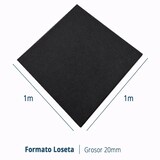 thumbnail of Arquiservi - Pack Ahorro Loseta de Caucho Negro 1x1x20mm (30UD/30M2) Densidad Premium,resistente. Uso deportivo