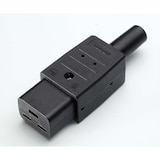 thumbnail of BACHMANN Kaltgerätekupplung IEC320 C19 16A/250VAC, Schraubanschluß, schwarz