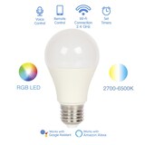 thumbnail of Bombilla LED A60 CCT + RGB smart E27 8W