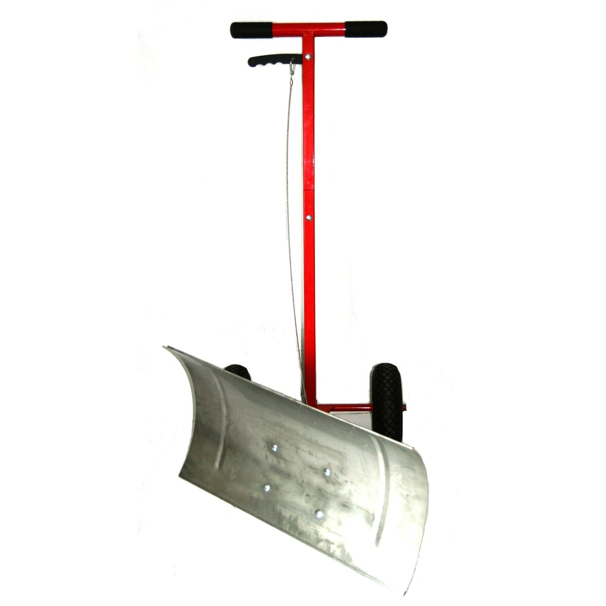 Schneeräumer mit Rädern / Schneefuchs 119x73x38cm Edelstahl SZAGATO Made in Germany Schneeschieber mit Rädern Schneeschieber auf Rädern mit Rad