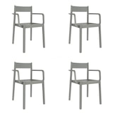 thumbnail of garbar DANNA Set 4 Silla Con Brazos Interior, Exterior Gris Verdoso