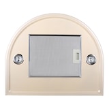 thumbnail of Klarstein Lumio Primo Retro-Dunstabzugshaube 60cm 490 m³/h LED-Leuchten Nickel-Metallic