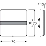 thumbnail of Busch-Jaeger Wippe braun 2106 N-31 2CKA001731A1960