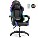 thumbnail of Amstrad AMS-LED-DARKSIDE Fauteuil / Chaise de bureau  noir avec éclairage LED 366 effets - Télécommande