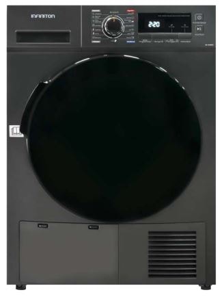 Máquina de secar roupa com condensação INFINITON SD-DG85C, 8 kg, 16 programas, B, Dark Inox