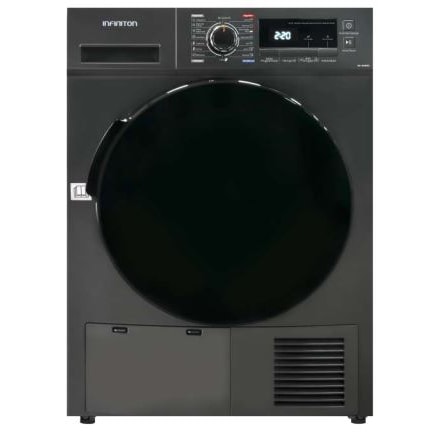 Máquina de secar roupa com condensação INFINITON SD-DG85C, 8 kg, 16 programas, B, Dark Inox