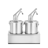 thumbnail of Sauspomp roestvast staal set 2 stuks, HENDI, 9L, 400x200x(H)440mm