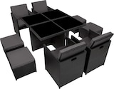 thumbnail of tectake Conjunto de ratán y aluminio Manhattan  Negro