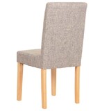 thumbnail of 2er-Set Esszimmerstuhl Stuhl Küchenstuhl klassisch und zeitlos  | HxBxT 90x43x56cm | Sitzhöhe 45cm |  Textil  |  helle Beine |  Grau