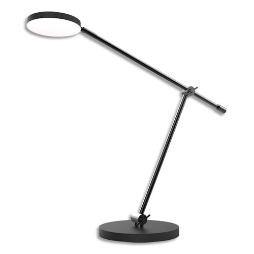Lampe de bureau connectée Sunlight, à LED, coloris noir/chrome