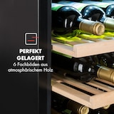 thumbnail of Klarstein Vinsider 41 Built-in Duo Onyx Einbau-Weinkühlschrank 41 Fl 2 Zonen Schwarz