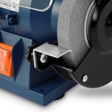 thumbnail of EBERTH Doppelschleifer 150W, 150mm, A36 & A60, Funkenschutz, Werkzeugauflage, Gummifüße, Tischmontage