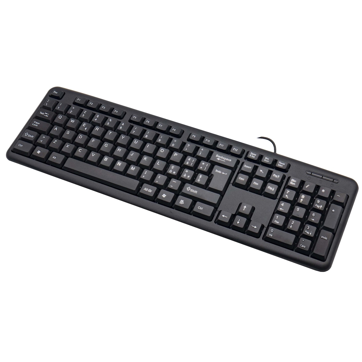 Tastiera Cablata Usb Con Filo Da Scrivania Ufficio Economica Computer Fisso Pc