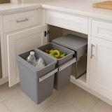 thumbnail of Kitchen Move Papelera empotrada deslizante HYPE 36L Plástico Gris