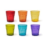 thumbnail of Excelsa Set mit 6 Wassergläsern Atene Glas 8x9,5x8 cm Bunt