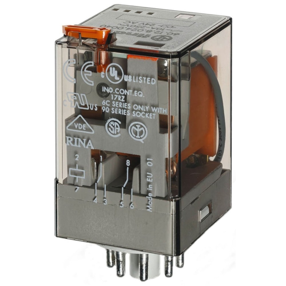Finder Industrie-Steckrelais 60.12.8.024.0040 601280240040