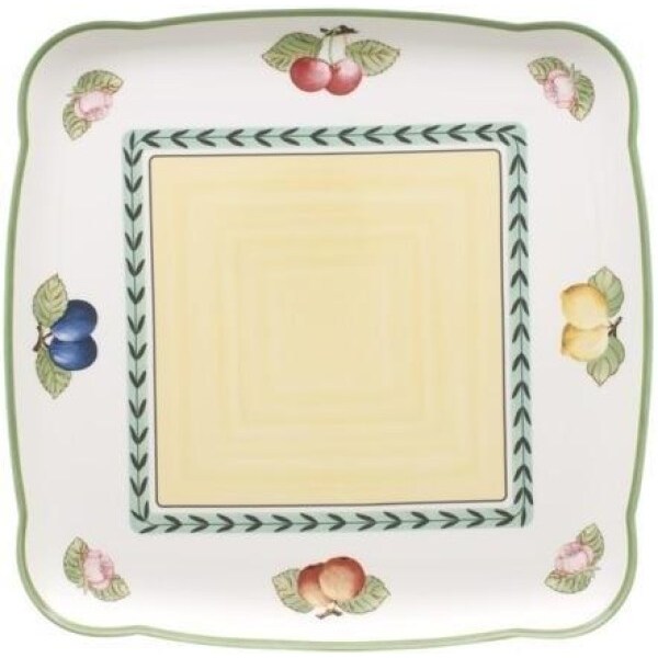 Villeroy & Boch French Garden Charm & Breakfast Platte quadratisch 30x30cm