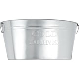 thumbnail of Spetebo Cubo para mantener las bebidas frías; de zinc, de 24 litros; contenedor de cubitos de hielo