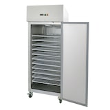 thumbnail of Skyrainbow Edelstahltiefkühlschrank, Inhalt 733 Liter, Backnorm, 10Paar Schienen, ohne Trageroste