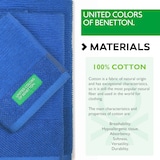 thumbnail of Benetton Conjunto 3 Pcs Toalhas de Banho (30X50+50X90+70X140Cm) 450 G/m² 100% Algodão Azul
